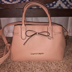 CHRISTIAN SIRIANO Pink Tote Satchel Zip Purse